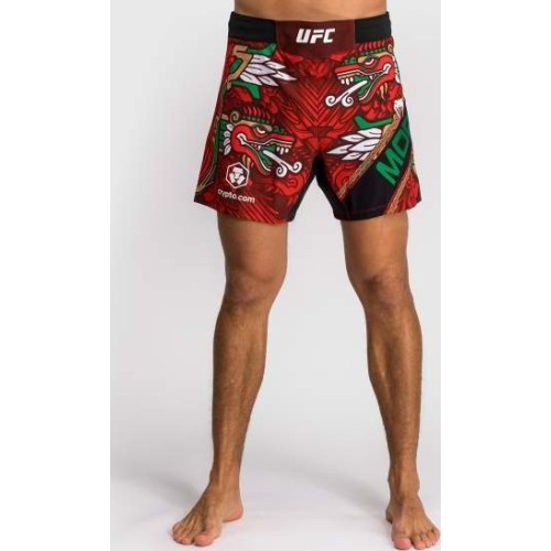 Vyriški MMA šortai UFC Unrivaled by Venum Red Brandon Moreno