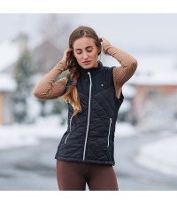 Moteriška šildoma liemenė inSPORTline WARMher - Juoda