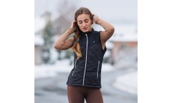Moteriška šildoma liemenė inSPORTline WARMher - Juoda
