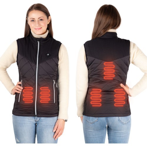 Women’s Heated Vest inSPORTline WARMher - Black