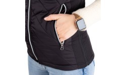 Женский жилет с подогревом inSPORTline WARMher - Чёрный