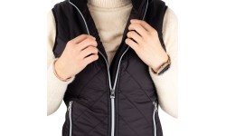 Moteriška šildoma liemenė inSPORTline WARMher - Juoda
