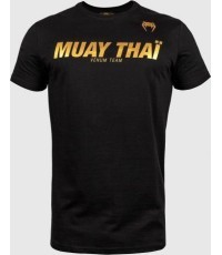 Футболка Venum Muay Thai VT - черная/золотая