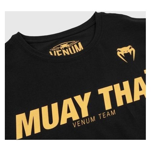 T-shirt Venum Muay Thai VT - Black/Gold