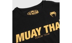Футболка Venum Muay Thai VT - черная/золотая