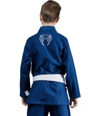 Кимоно для БЖЖ Venum Contender Kids (белый пояс в комплекте) – синее
