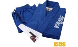 Venum Contender Kids BJJ kimono (su nemokamu baltu diržu) – mėlynas
