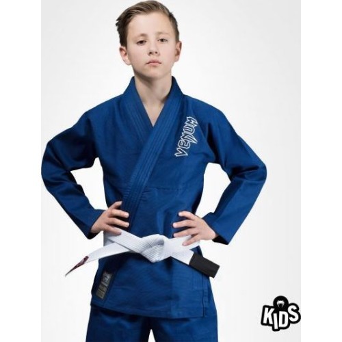Venum Contender Kids BJJ Gi (Free white belt included) - Blue