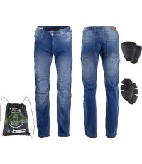 Men’s Moto Jeans W-TEC Shiquet - Dark blue