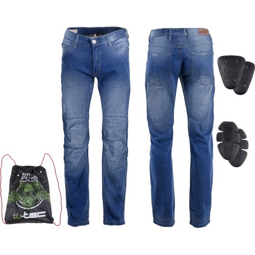 Men’s Moto Jeans W-TEC Shiquet - Dark blue