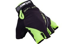 Велоперчатки W-TEC Kauzality - Black / green
