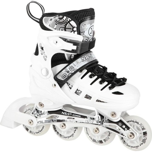Роликовые и ледовые коньки 4 в 1 NILS EXTREME NH10905 - LED