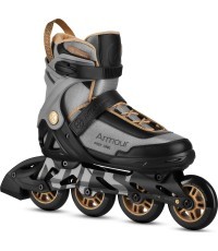 NA22151 INLINE SKATES ARMOUR BLACK SIZE 38  NILS EXTREME - ARMOUR