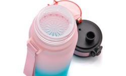 Sports water bottle meteor 350 ml - Pink || Turquoise