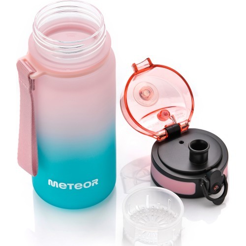 Sports water bottle meteor 350 ml - Pink || Turquoise