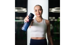 Sports water bottle meteor 650 ml - Navy