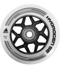 Rollerblade Hydrogen SE 100mm 85A inline skate wheels + ILQ9 bearings