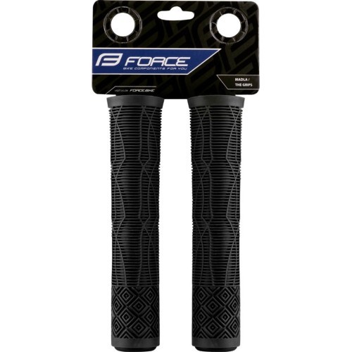 Грипсы руля FORCE BMX160 (чёрные)