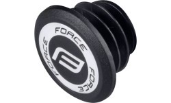 Vairo kamščiai FORCE, pora (juoda/balta)