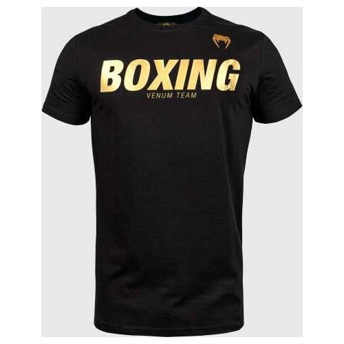Футболка Venum Boxing VT – чёрный/золотой