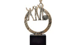 Statuette BEL434 Victory - 23cm - Sidabras/Bronza
