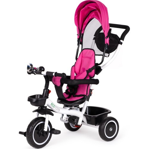 Tricycle With Swivel Seat Eco Toys, Pink
