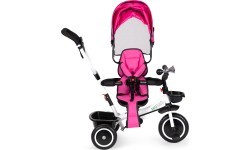 Трёхколёсный велосипед с поворотным сиденьем Eco Toys, розовый