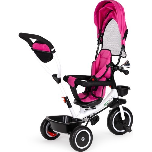 Tricycle With Swivel Seat Eco Toys, Pink