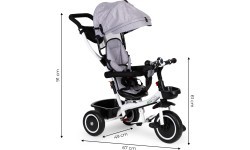 Triratukas su pasukama sėdyne Ecotoys