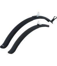 FORCE 24-26" long sport mudguard set, 57mm wide (black)