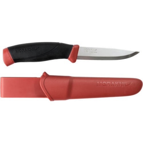 Morakniv Companion peilis, raudonas, nerūdijantis plienas