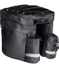 FORCE Adventure rear rack bicycle bags, 35L (black)