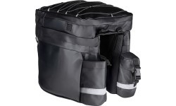 Dviračio krepšiai ant bagažinės FORCE Adventure // 35L (juodas)