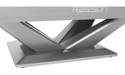 Billiard Table, Pool, Rasson Victory III, Silver, CLUB pocket size, 8 ft., Simonis 760 blaugrün