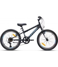 Велосипед CROSS Speedster 20", 6 скоростей, размер 10" (25 см), черный