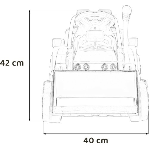 Экскаватор-трактор G320, жёлтый