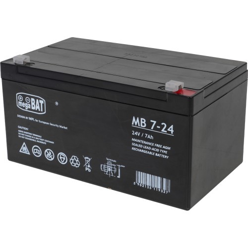Аккумулятор частей транспортного средства 24V 7AH