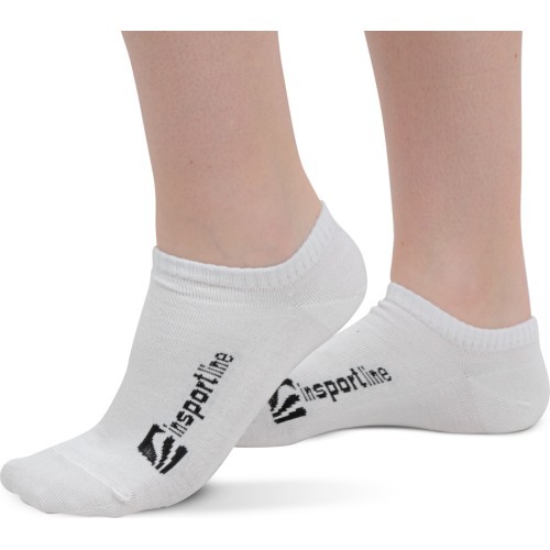 Ankle Bamboo Socks inSPORTline Silvatic Ankle AG+ Antibacterial – 3 Pairs - White