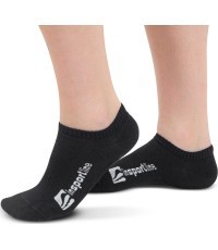 Ankle Bamboo Socks inSPORTline Silvatic Ankle AG+ Antibacterial – 3 Pairs - Black