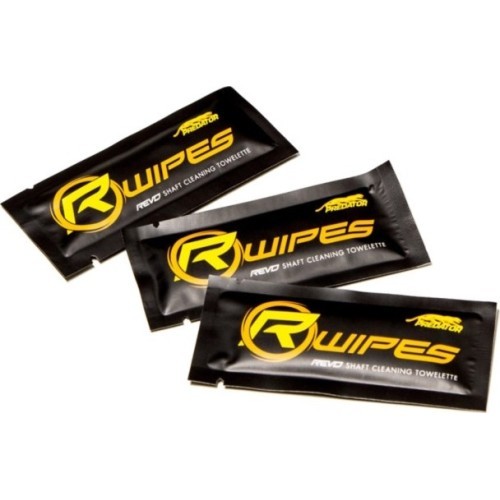 Predator cleansing wipes for Revo Carbon shafts