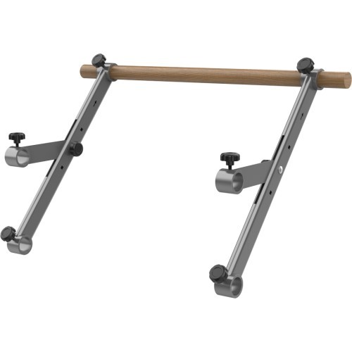 Wall Bars inSPORTline Wootaline 199 x 80 cm w/ Pull-Up Bar & Parallel Bars, Gray
