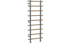 Gimnastikos sienelė inSPORTline Wootaline 199 x 80 cm su skersiniu ir lygiagretėmis, pilka