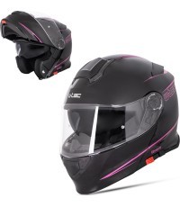 Atverčiamas motociklininko šalmas W-TEC Venero - Rosanero