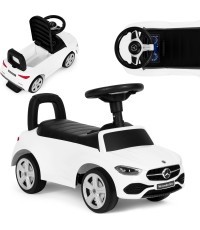 Электромобиль Mercedes C CLASS, интерактивный руль, звуки, белый