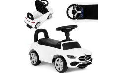 Riding car Mercedes C CLASS interactive steering wheel sounds white