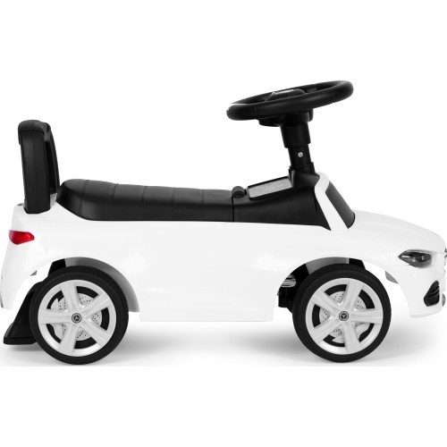 Elektromobilis Mercedes C CLASS, interaktyvus vairas, garsai, baltas