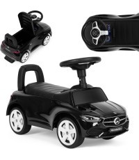 Elektromobilis Mercedes C klasė, interaktyvus vairas, garsai, juodas