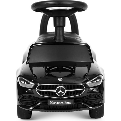 Riding car Mercedes C CLASS interactive steering wheel sounds black