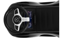 Электромобиль Mercedes C-класс, интерактивный руль, звуки, чёрный