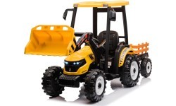MEGA D68 Tractor Vehicle With Trailer Yellow
